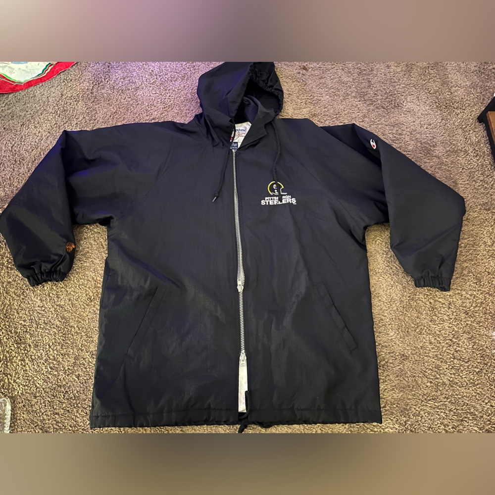 Champion Pittsburgh Steelers Black Quilted Jacket